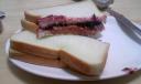 Peanutbutter and Blueberry Jam sandwhiches